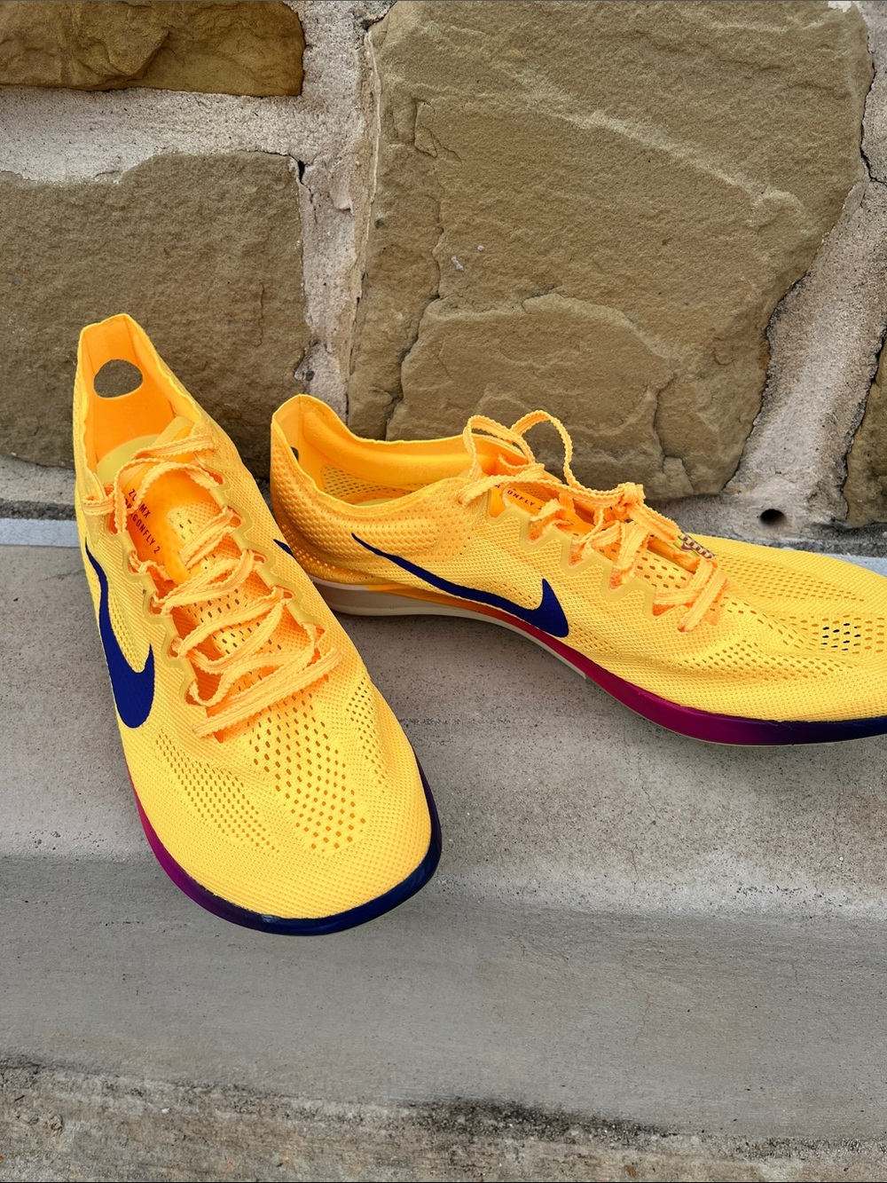 Nike Dragonfly 2 Citron Pulse Track Spikes FD8413-800 Men’s Size 10